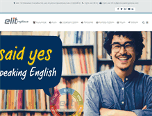Tablet Screenshot of elitingilizce.com